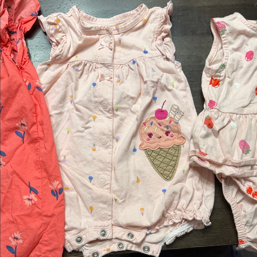 ALL CARTERS- Colorful Baby Rompers Set - Picture 11 of 15